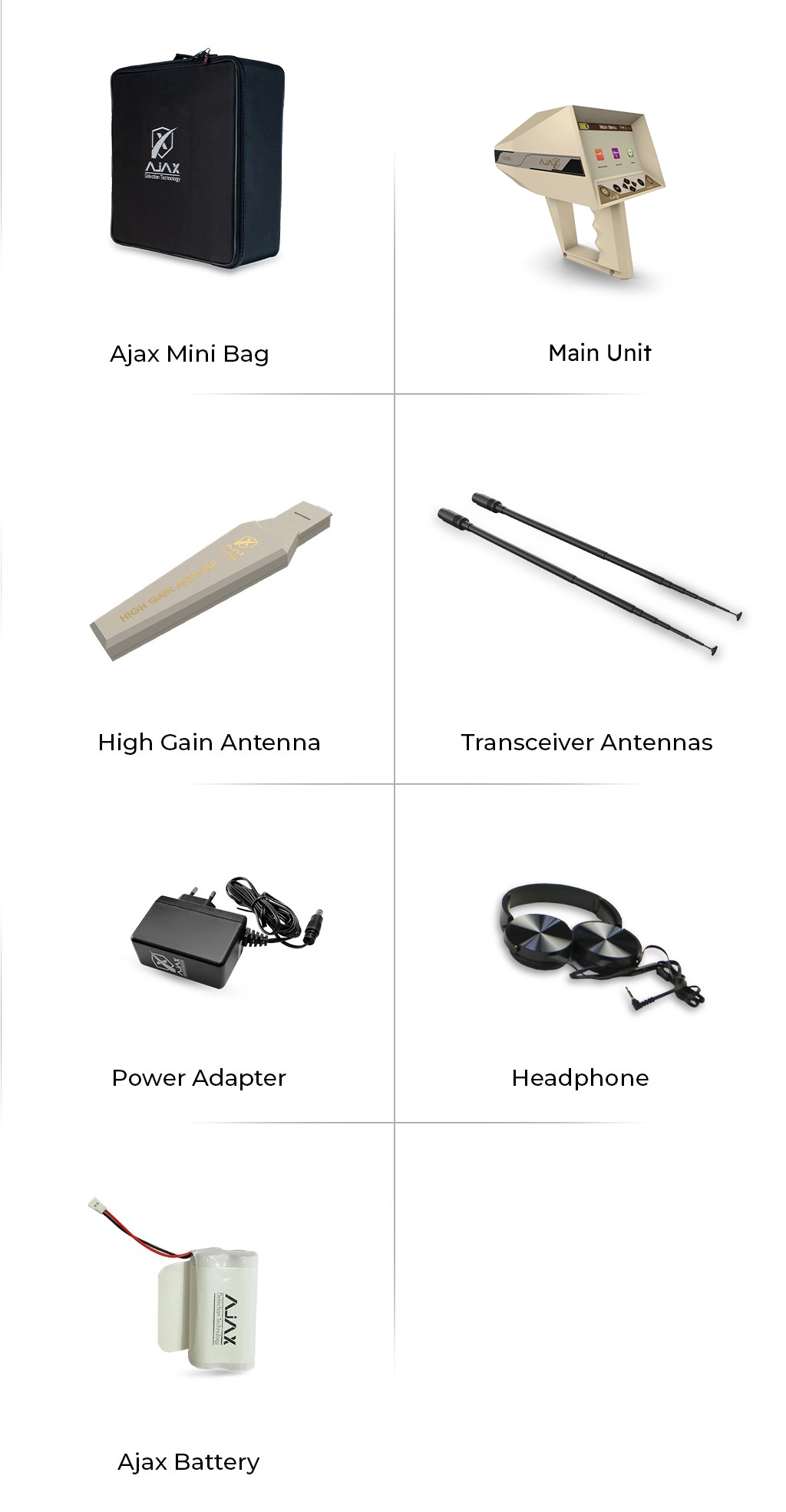اكسسوارات الفا ديتكتور Alpha Detector Accessories