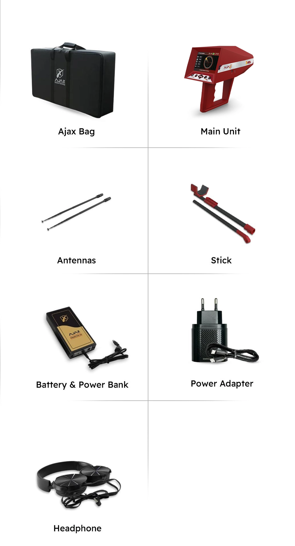اكسسوارات اريس ديتكتور Ares Detector Accessories