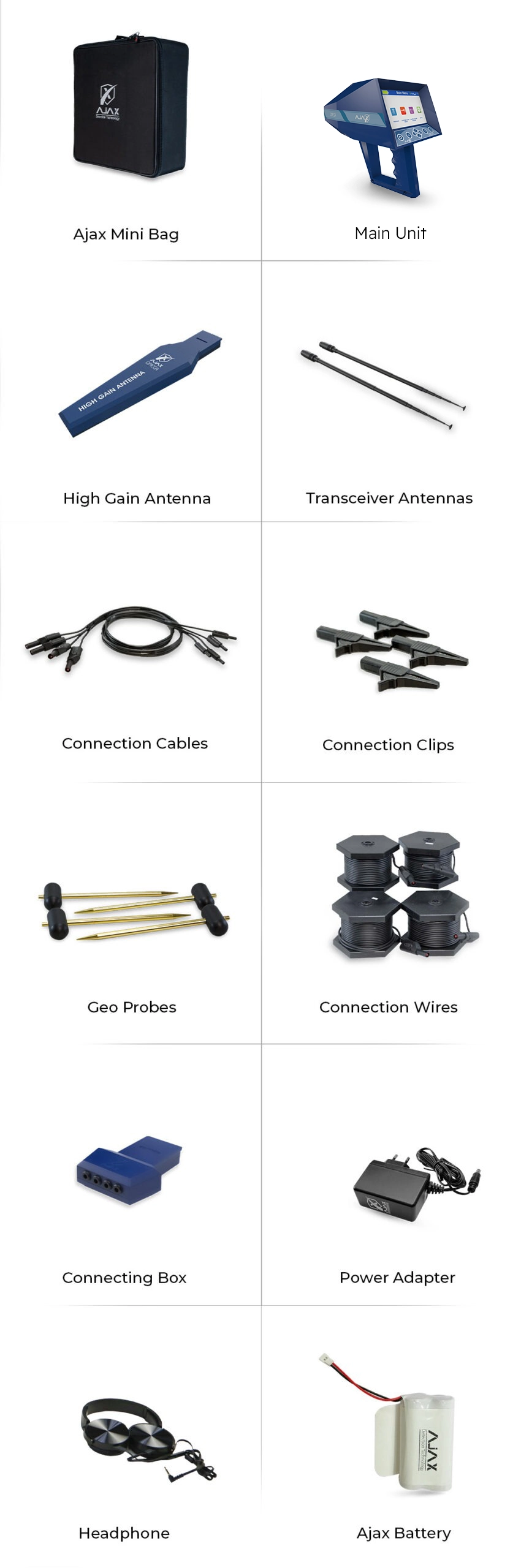 اكسسوارات اوميغا ديتكتور Omega Detector Accessories