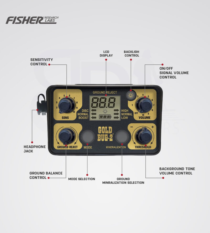 فيشر جولد بق2 - Fisher Gold Bug2
