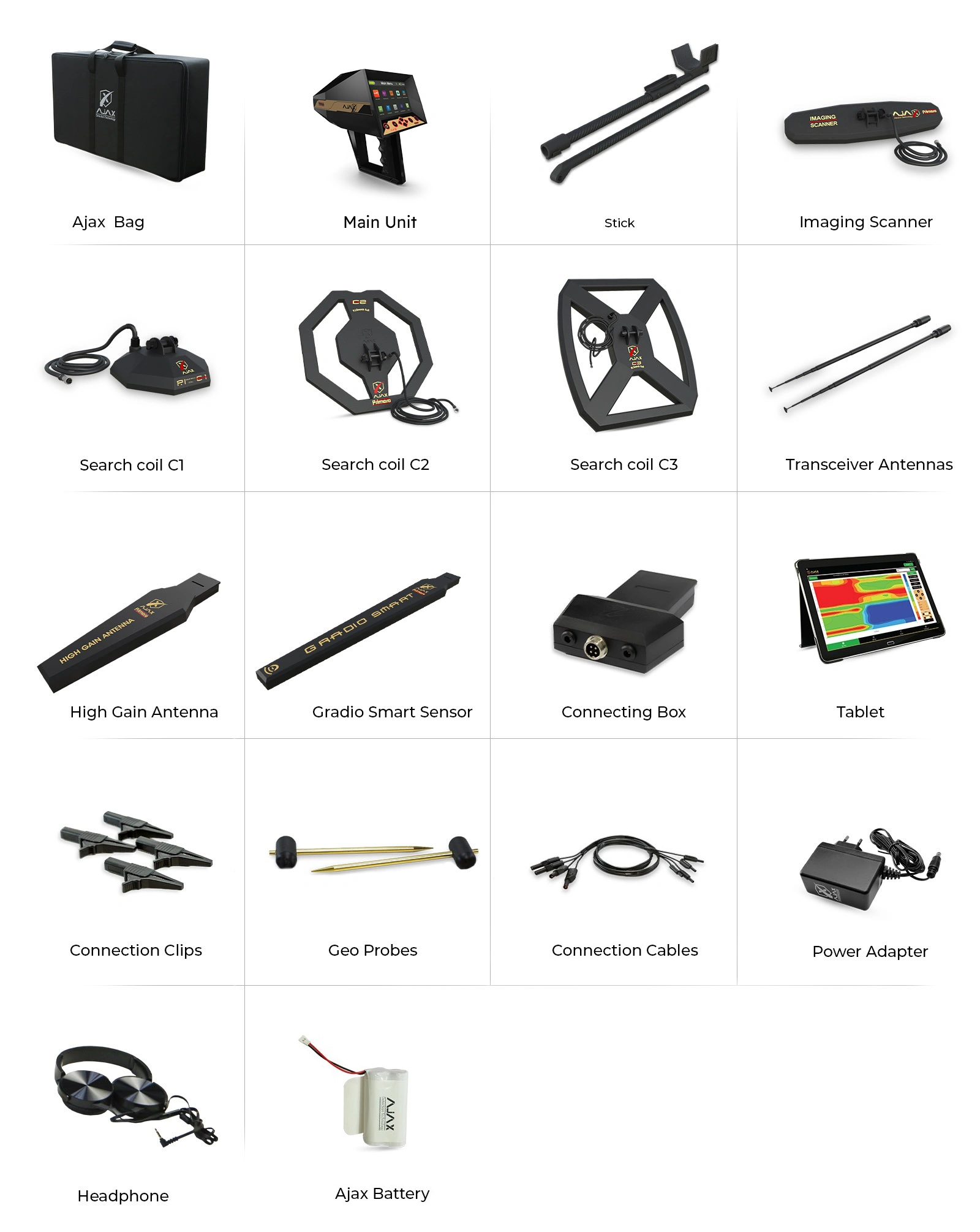 اكسسوارات بريميرو ديتكتور Primero Detector Accessories