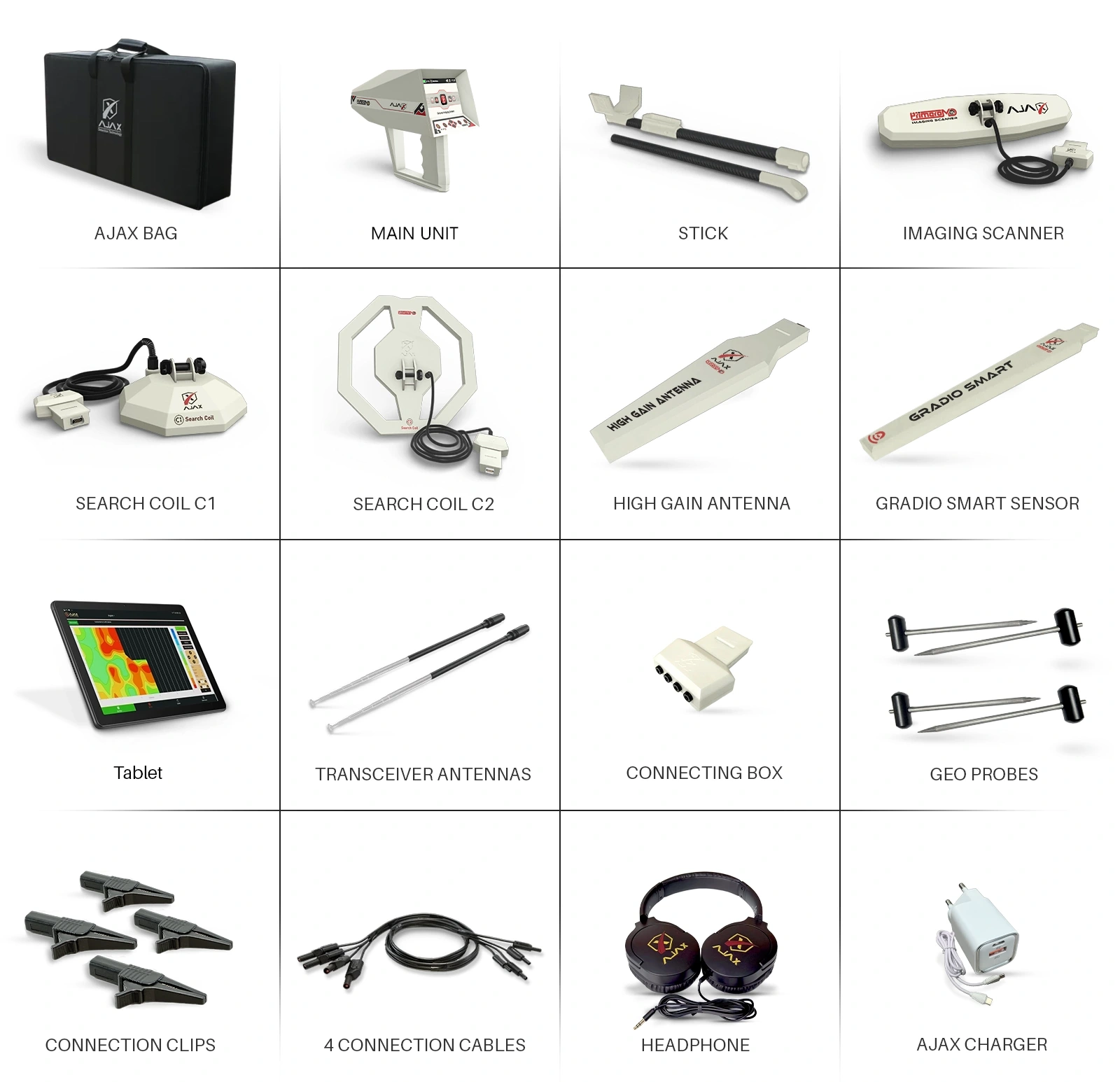 اكسسوارات بريميرو ام دي 15 ديتكتور Primero MD15 Detector Accessories