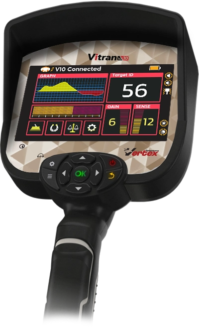 Vitran VX10 metal detector interface